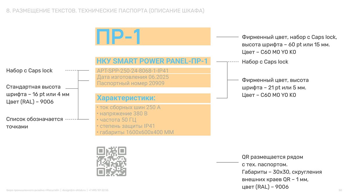 Правила технических паспортов и подписей на оборудовании «Про-ток»