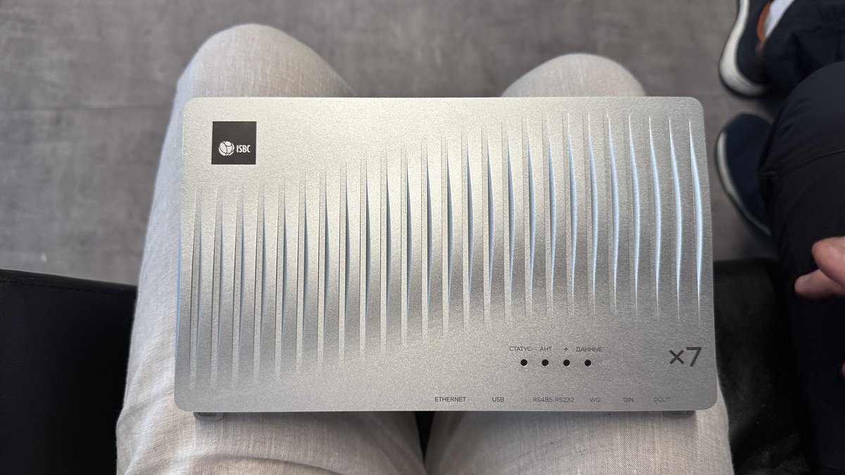 RFID-считыватель ISBC x7 на коленях, фрезерованный рельеф электромагнитной волны